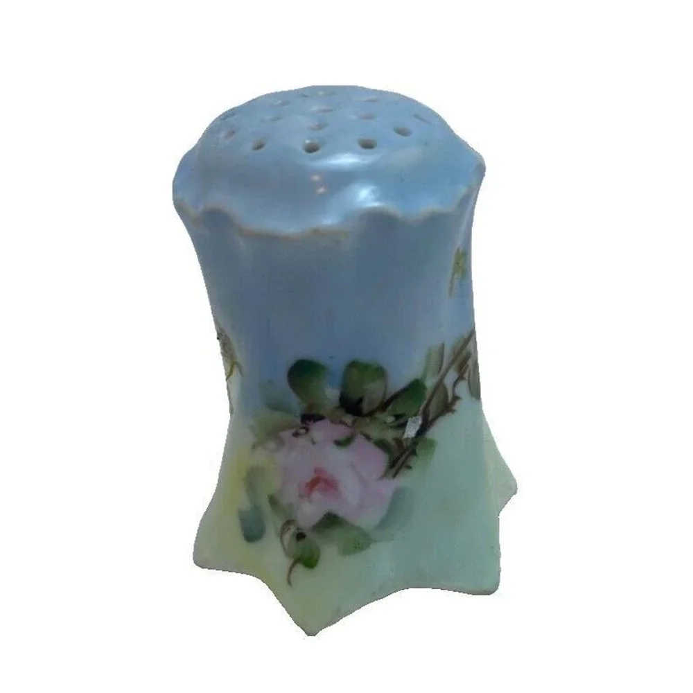 Vintage Royal Crown Versailles Bavaria Hat Pin‎ Holder Shaker Hand Painted Cork